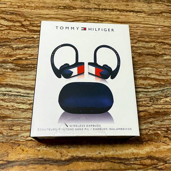 Tommy Hilfiger Wireless Earbuds with Charging Case - Picture 1 of 7